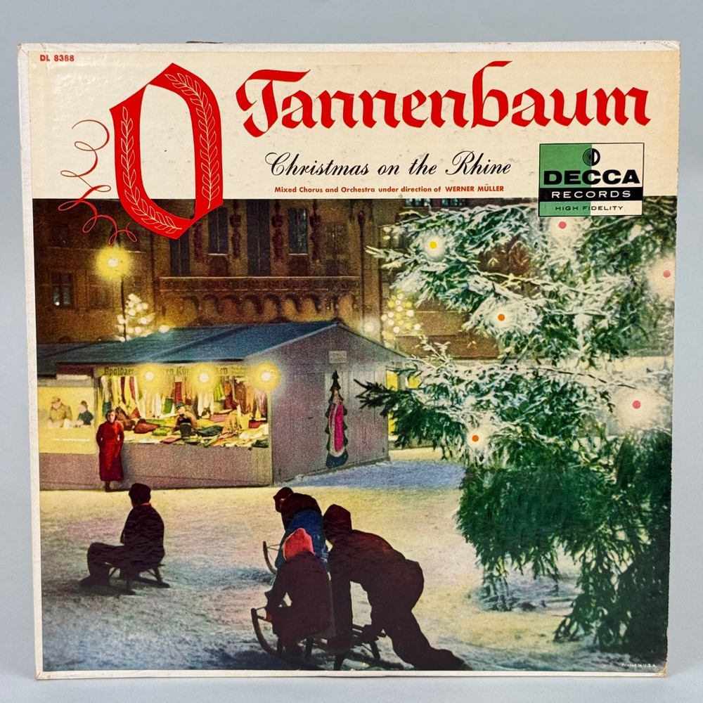 Decca O Tannenbaum Christmas on the Rhine LP 12" Vinyl Record - NEAR MINT